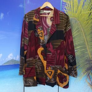 Classic 90s Vintage Shoulder Padded Blazer 24W